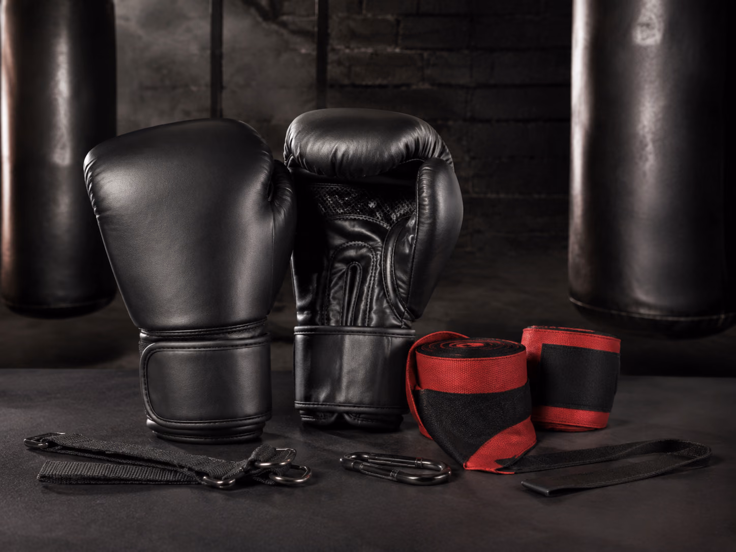 Heavy Bag Wrap and Glove Bundle, product view 1